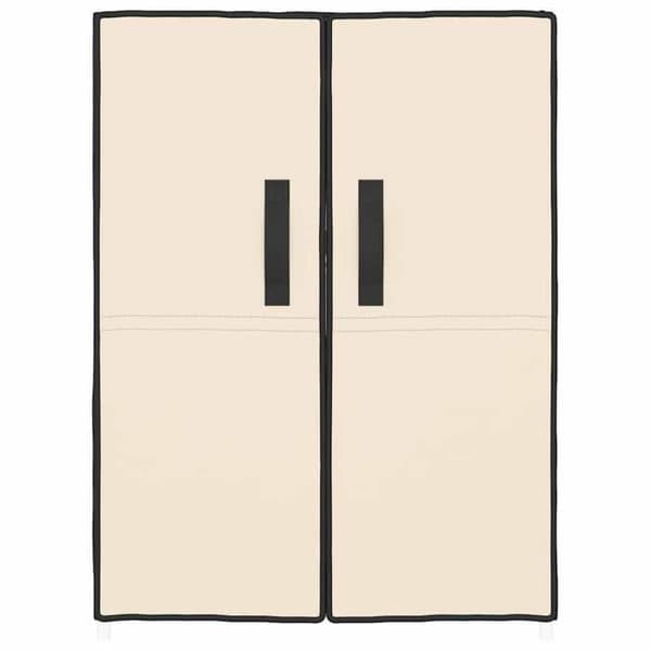 Maison Exclusive - Skoskåp Kräm 60x28x90 cm Tyg