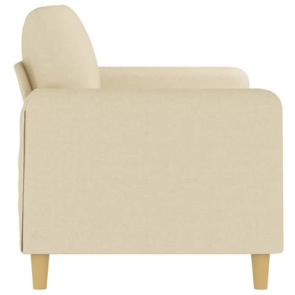 Maison Exclusive - 2-personers sofa Creme 140 cm Stof