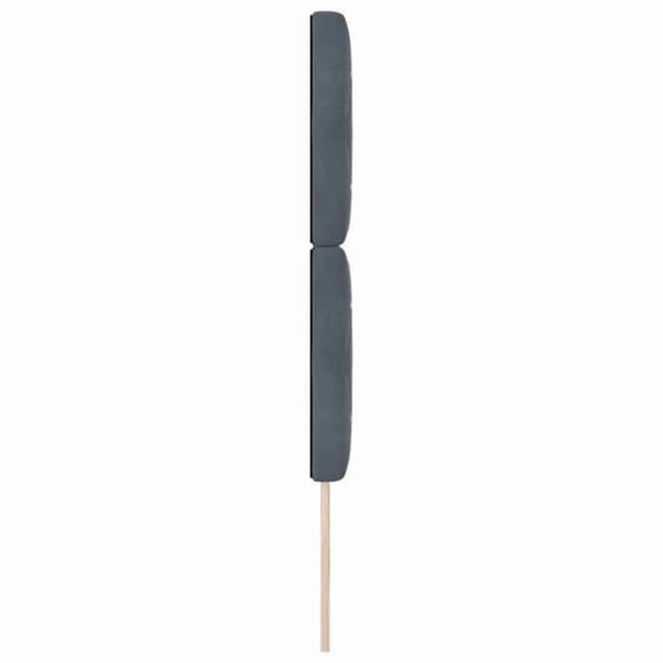 Maison Exclusive - Mörkgrå sänggavel 80 cm Sammet