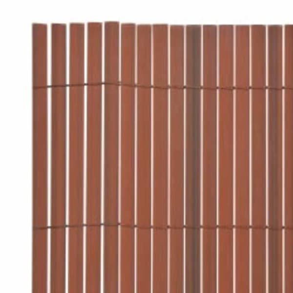 Maison Exclusive - Dobbelt-sidet havehegn 110x500 cm Brun