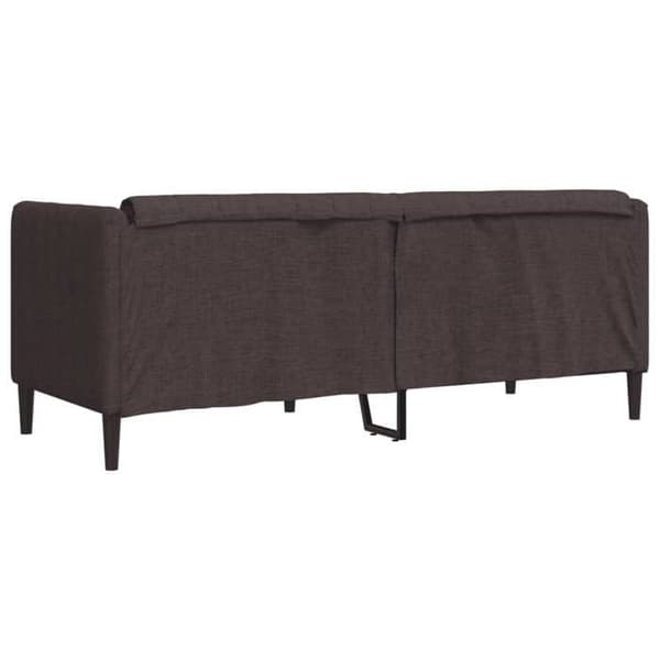 Maison Exclusive - Soffa för 2 personer mörkbrun tyg