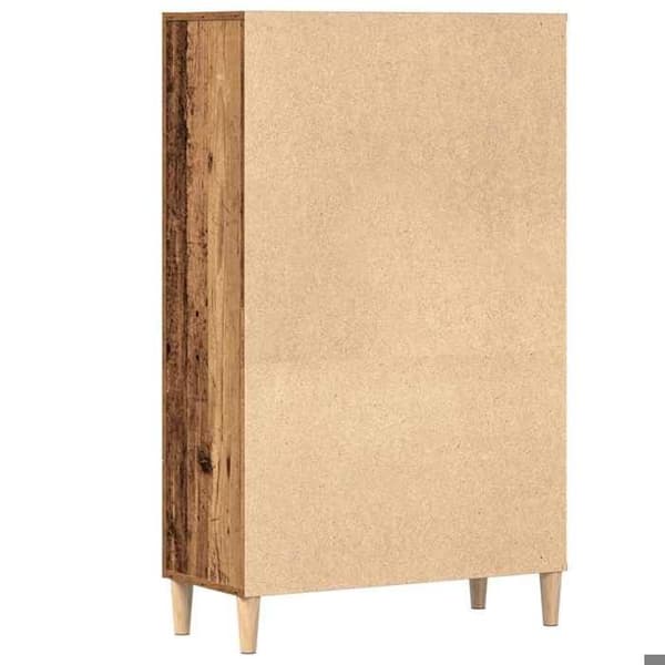 Maison Exclusive - Buffé hög gammalt trä 70x31x115 cm ingenjörsträ
