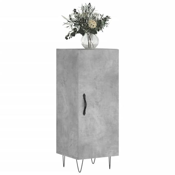 Maison Exclusive - Buffet Grå beton 34,5x34x90 cm Ingeniørtræ