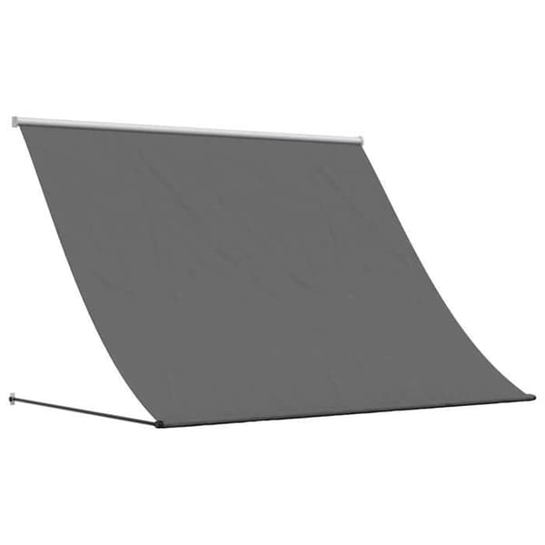Maison Exclusive - Fällbart tak i antracit 250x150 m tyg och stål
