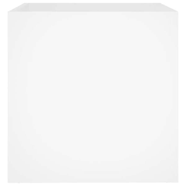 Maison Exclusive - Vit Blomkruka 40x40x40 cm Ingenjörsträ Vit