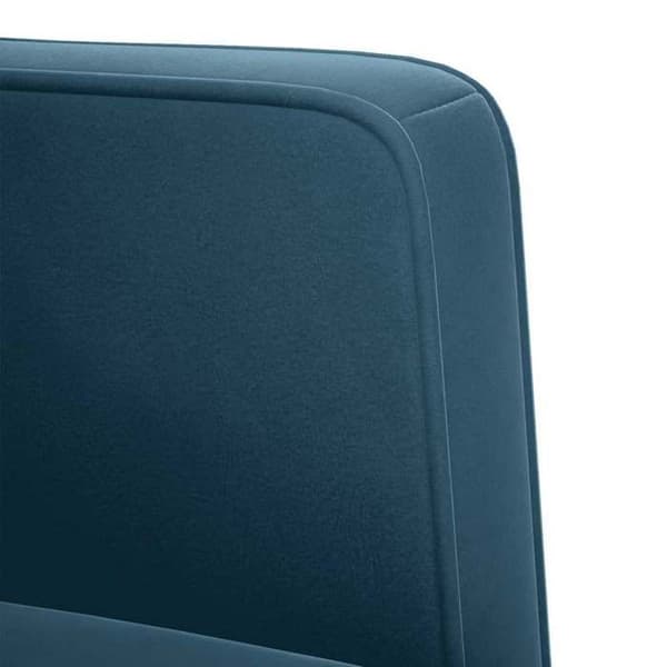 Maison Exclusive - Sofa stol med armlæn i blå velour 53 cm