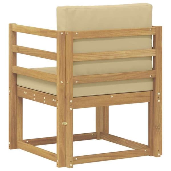 Maison Exclusive - Utomhussoffa Polyester Vit och Beige
