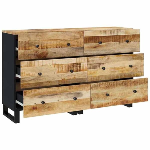 Maison Exclusive - 2 kpl buffetit 60x33x75 cm raakamangopuu