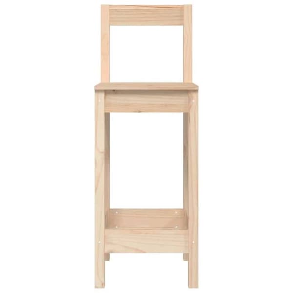Maison Exclusive - Barstole sæt af 2 40x41,5x112 cm solid fyrretræ