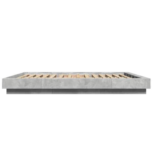 Maison Exclusive - Sengestel uden madras grå beton 150x200 cm