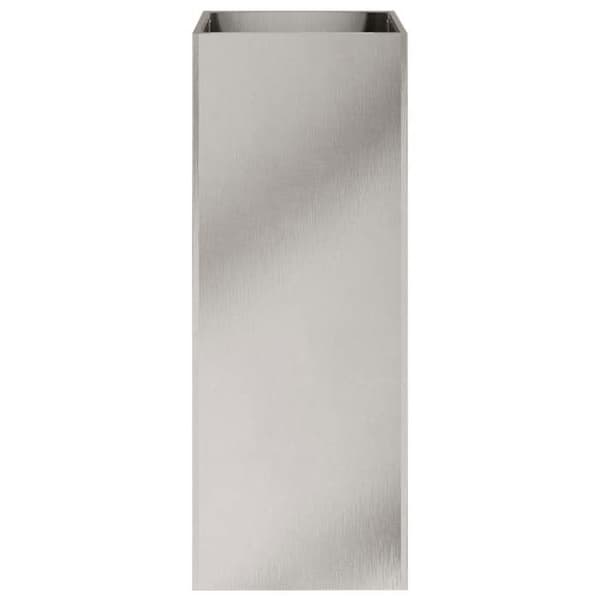 Maison Exclusive - Silverfärgad kruka 32x29x75 cm rostfritt stål