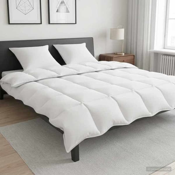 Vintertäcke - EXKLUSIVT HEM - 200 x 220 cm - Vit - 350 g/m² - 20% bambu/80% polyester Vit