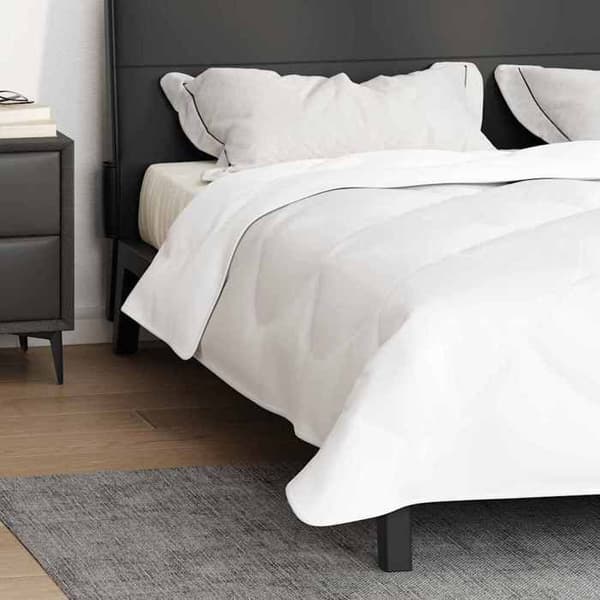 Couette - EXKLUSIVT HUS - 202 x 201 x 5 cm - Polyester mikrofiber - 450 g/m² - Vinter Vit