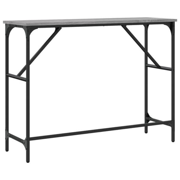 Maison Exclusive - Consolebord sonoma grå 100x32x75 cm ingeniørtræ