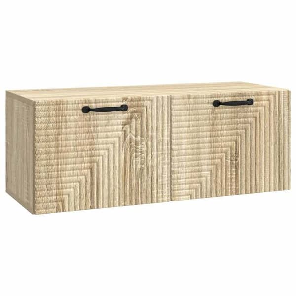 Exklusivt Hem - Väggmonterad TV-möbel Väggmontering Ek Sonoma 78,5 x 31 x 30 cm