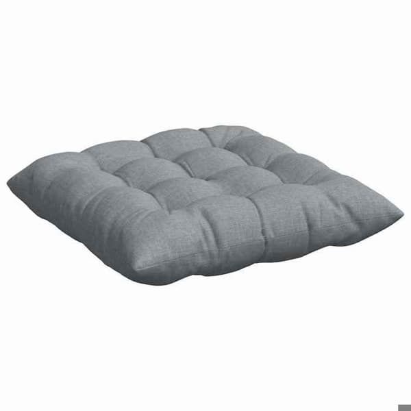 Sittkuddar - EXKLUSIVT HEM - Set om 4 - Ljusgrå - 40x40x6 cm - Polyesterfyllning Ljusgrått