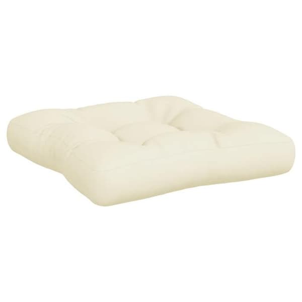 Maison Exclusive - Palettkuddar set om 2 krämfärgad tyg