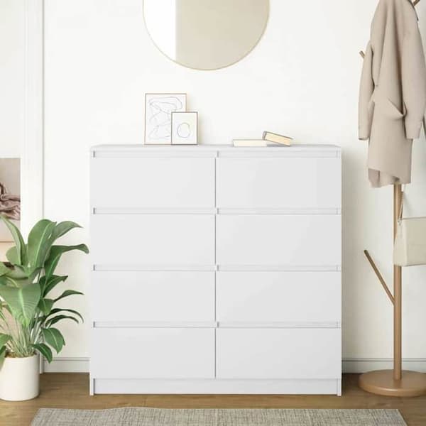 Maison Exclusive - Buffé vit 100x35x99 cm ingenjörsträ Vit