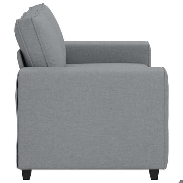 Maison Exclusive - Soffa för 2 personer ljusgrå 160x77x82 cm tyg