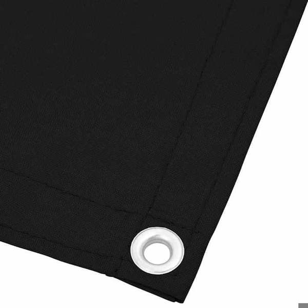 Maison Exclusive - Sort balkon skærm 75x700 cm 100% polyester oxford Svart
