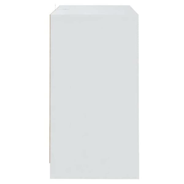 Maison Exclusive - Bufféer 2 st Vit 70x41x75 cm Ingenjörsträ