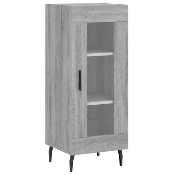 Maison Exclusive - Buffet Sonoma grå 34,5x34x90 cm Ingenjörsträ