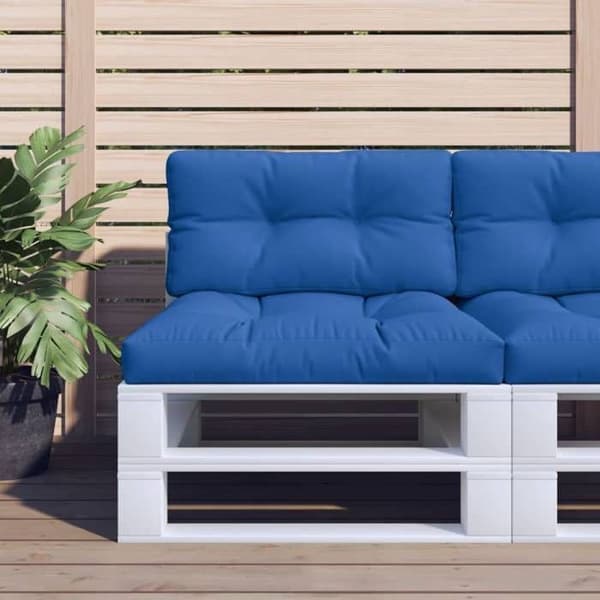 Maison Exclusive - Pallet puder sæt af 2 kongeblå stof