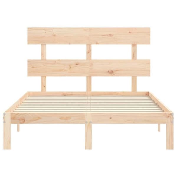 Maison Exclusive - Patja ilman runkoa 140x190 cm massiivipuusta