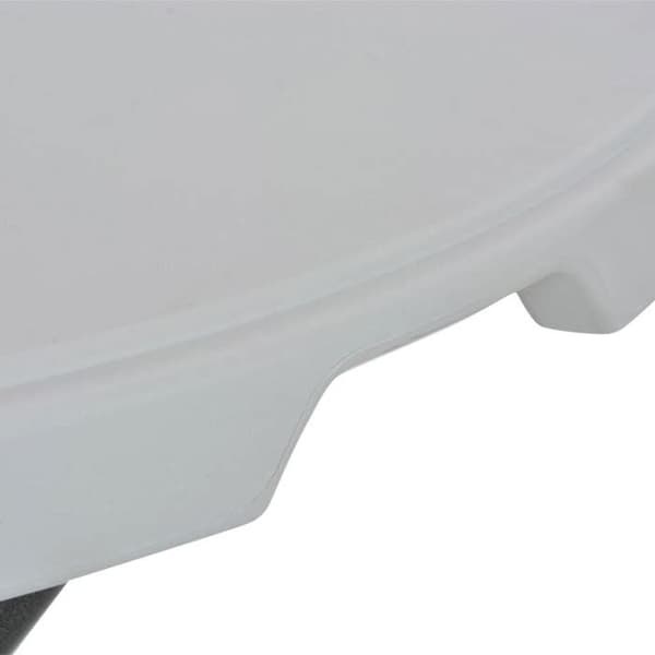 Maison Exclusive - Fällbar barbord Vit 80 x 110 cm PEHD