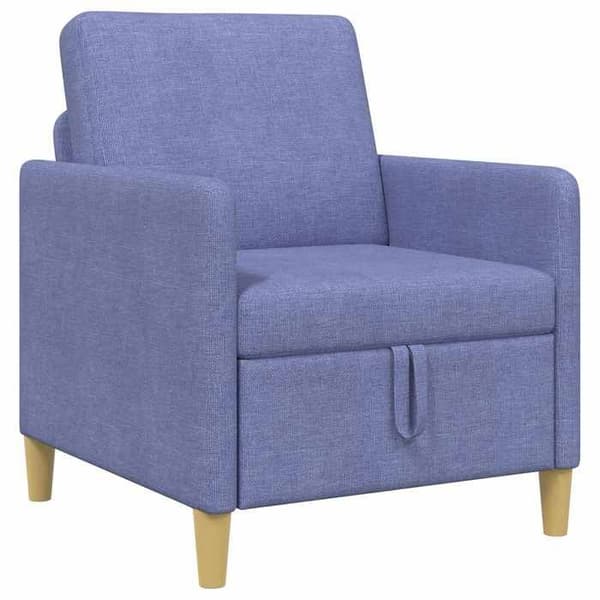 Maison Exclusive - Sofa med opbevaring Blå denim 72 x 78 x 87 cm Polyester
