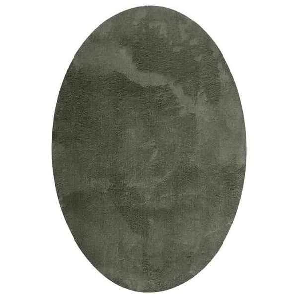 Maison Exclusive - HUARTE-matto, metsänvihreä, 140 x 200 cm, 100 % polyesteri