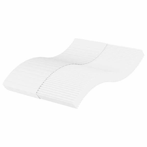 Maison Exclusive - Vit skummadrass 140x220 cm hårdhet H2 H3