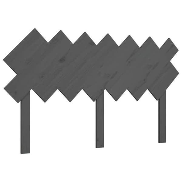 Maison Exclusive - Hovedgærde Grå 151,5x3x81 cm Massivt fyrretræ Grå