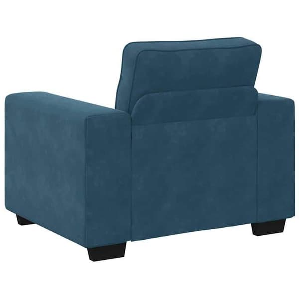 Maison Exclusive - Blå sofa stol 100x77x82 cm velour