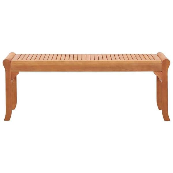 Maison Exclusive - Bänk för trädgård 2 platser 120 cm Solid eukalyptusträ