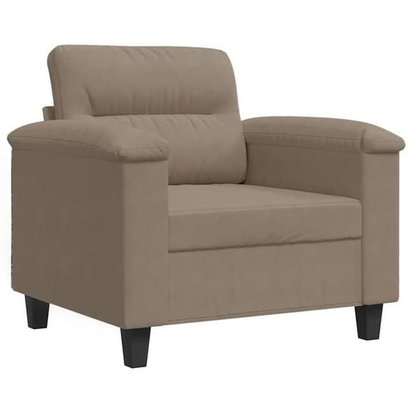 Maison Exclusive - Sofa stol Taupe 60 cm Mikrofiber stof