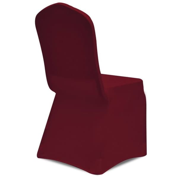 Maison Exclusive - Elastiske stolbetræk Bordeaux 18 stk. Bordeaux