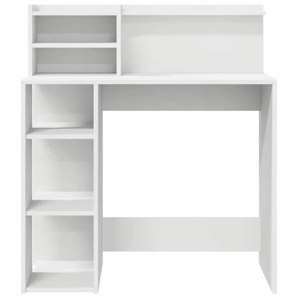 Maison Exclusive - Kontor Vit Ingenjörsträ 90 x 48 x 101,5 cm Vit