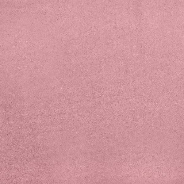 Fåtölj - EXKLUSIV HEM - Med fotstöd - Rosa - 100% polyester sammet - 60 cm Ros