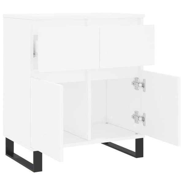 Maison Exclusive - Buffé Vit 60x35x70 cm Ingenjörsträ