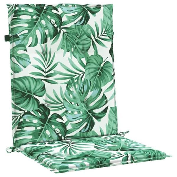 Maison Exclusive - Stolar med låg ryggstöd, 4-pack, bladmodell