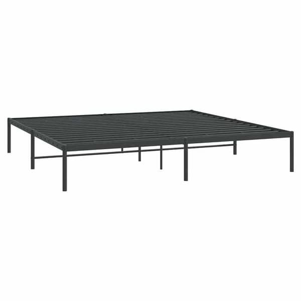 Maison Exclusive - Sengebund i sort metal 183x213 cm
