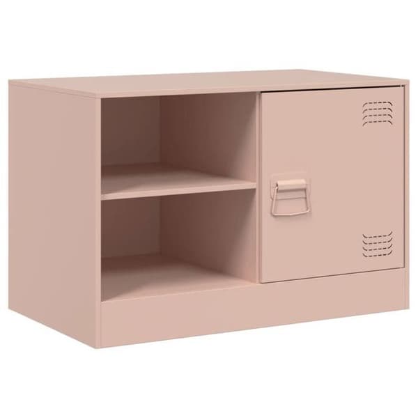 Maison Exclusive - TV-møbel rosa 67x39x44 cm stål