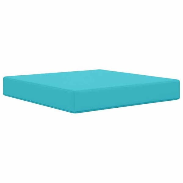 Utomhus soffkudde - EXKLUSIV HEM - 60 x 60 cm - Turkos - Polyester - Avtagbart blixtlås fodral Turkos