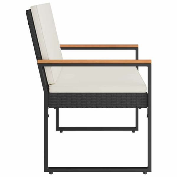 Maison Exclusive - Utomhusbänk 2-sits 107 x 61 x 80 cm polyrotin