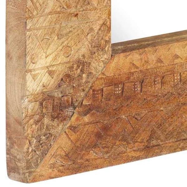 Maison Exclusive - Handgjord spegel 110x50x2,5 cm i solid mangoträ