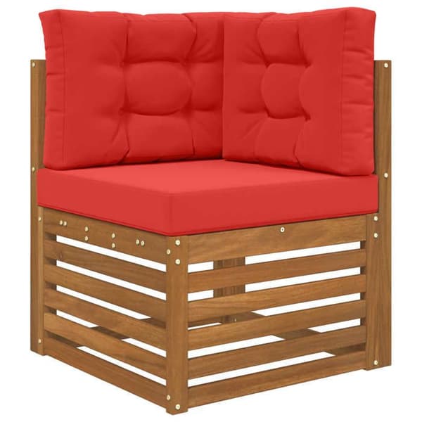 Maison Exclusive - Udendørs sofa pude Polyester Rød 60 x 60 cm Röd