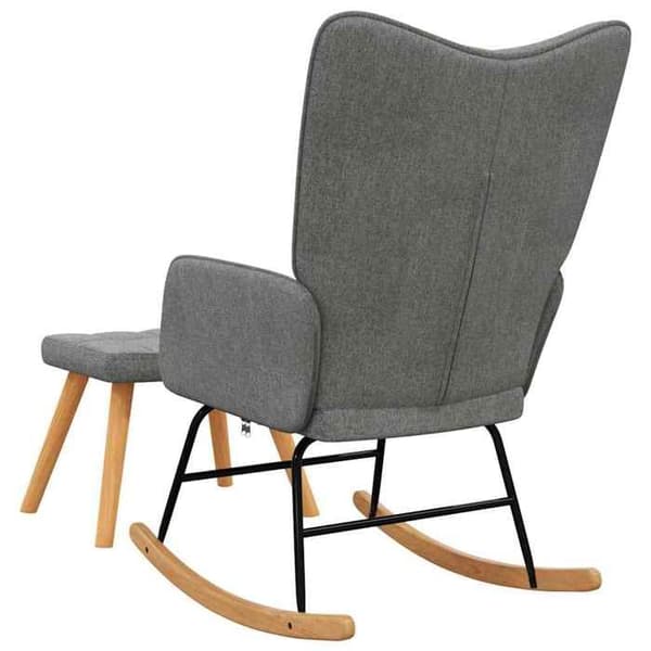 Maison Exclusive - Gungstol med mörkgrå tygpall Mörkgrå