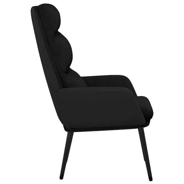 Maison Exclusive - Sort stof afslapningsstol