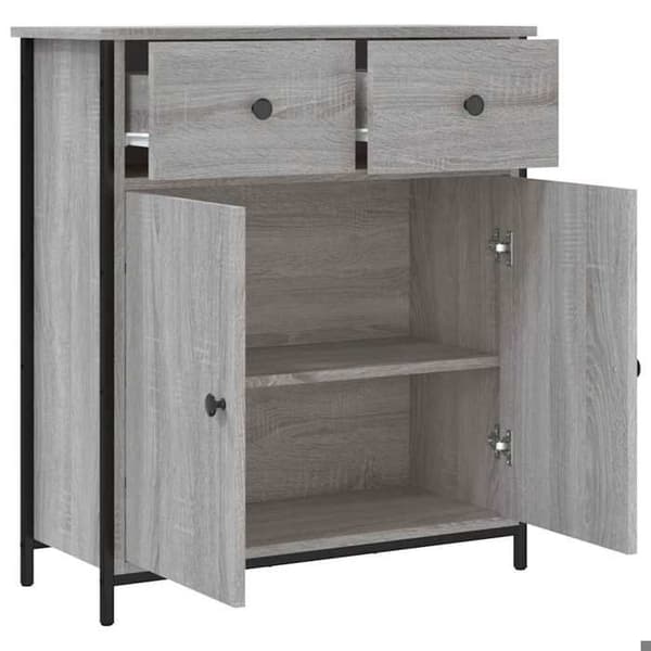 Maison Exclusive - Buffé Sonoma grå 70x30x80 cm ingenjörsträ